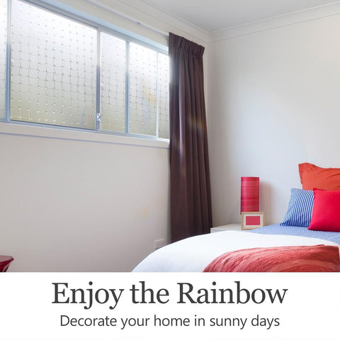 Image of rainbow window film