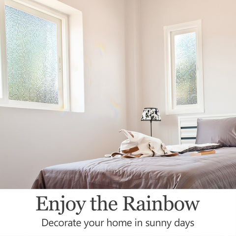 Image of rainbow window film
