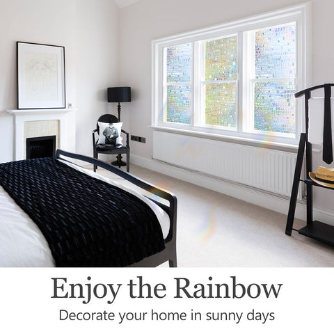 Image of rainbow window film