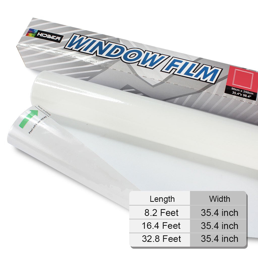 Size of window films