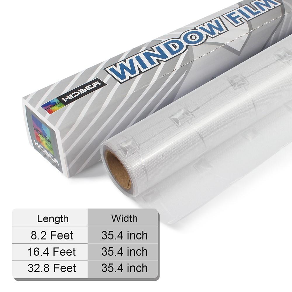 Size of window films